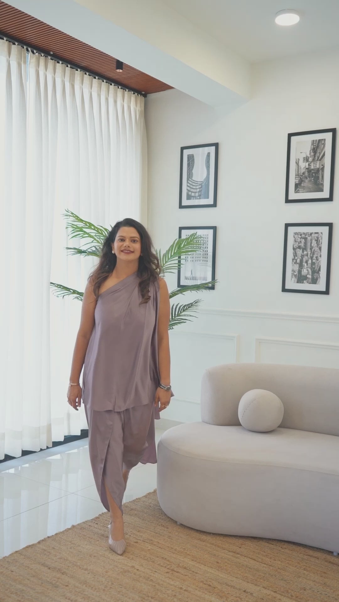 Aline with Dhoti Salwar